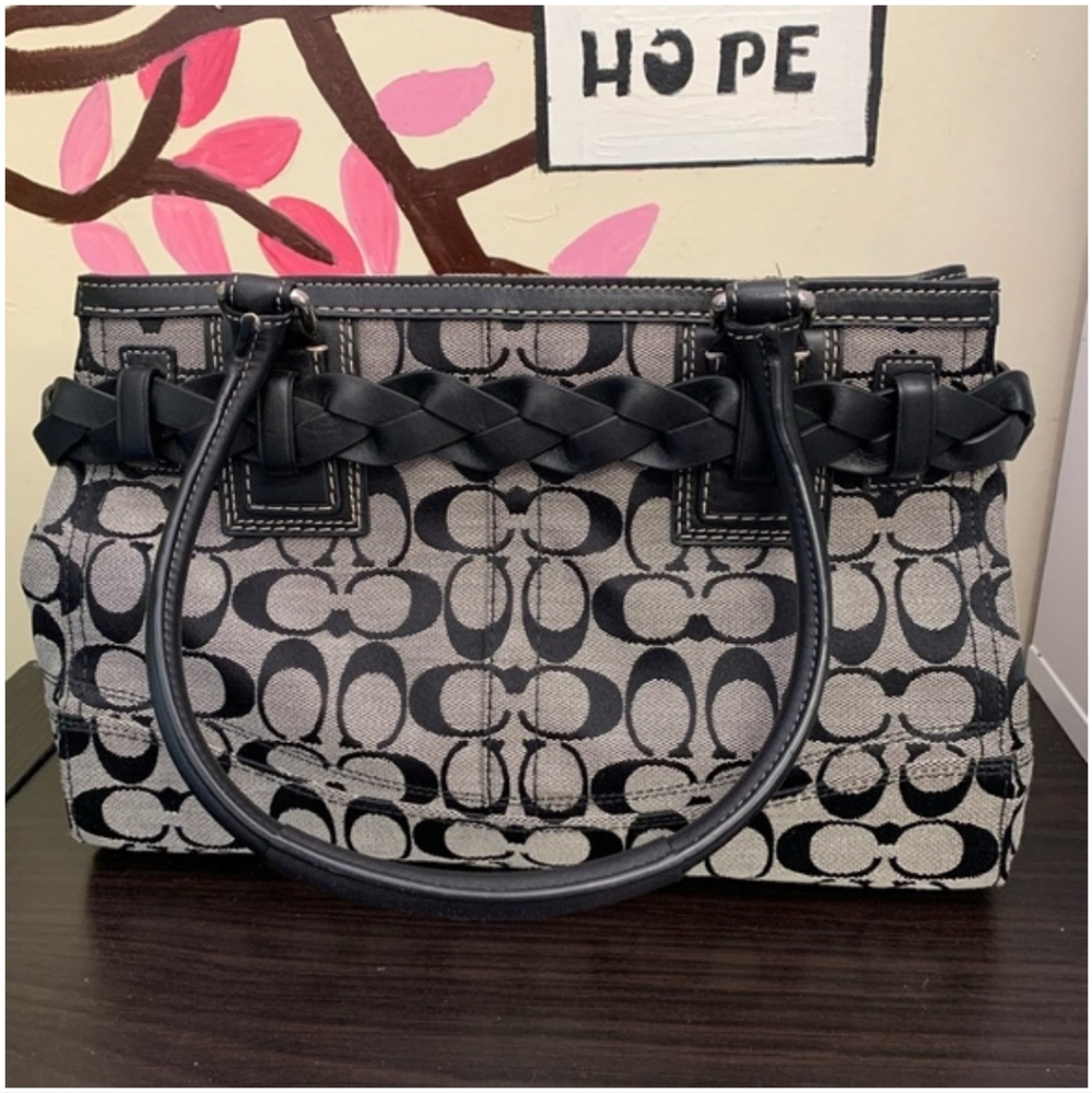 Coach Hampton Signature Jacquard